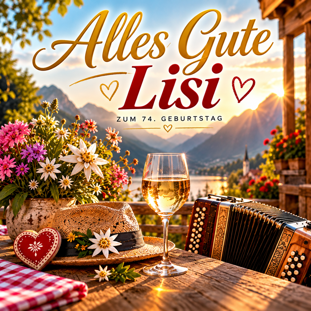 Home alpska rojstnodnevna serenada za lisi